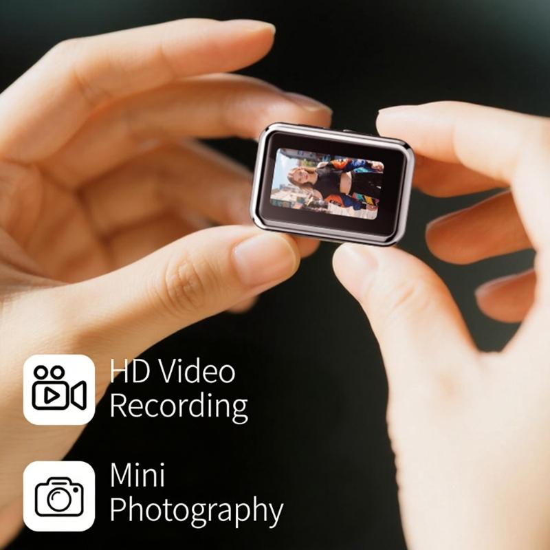 Thumb Necklace Camera 32GB Memory Card Compactly Wearable Keychain Camera For Photos Videos And Trendy Outfits Decors