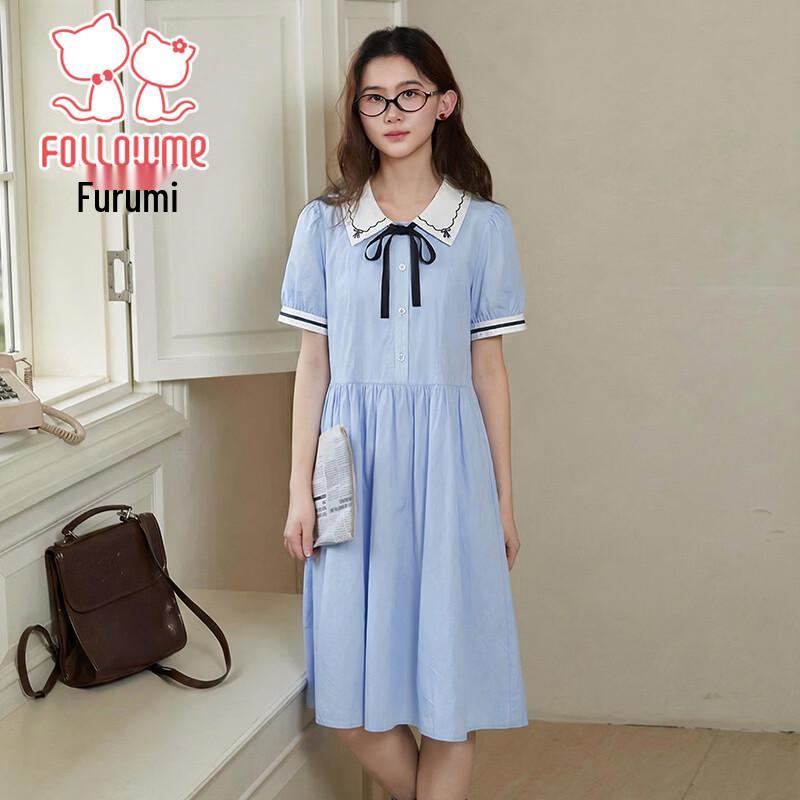 Fu Luomi Girls' Academy Style Summer Dress