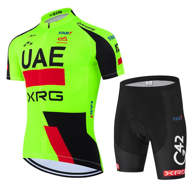 Neues 2026 Weißes Radtrikot UAE Team Radtrikot Hose Herren Schnelltrocknend Ropa Ciclismo Outdoorsport Pro Fahrradbekleidung