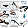 Gorgeousy Swimming Pool Solar Cover Reel Fixing Kit,Swimming Pool Cover Reel Set Firm, Firm and Sturdy Swimming Pool Solar Reel Tube