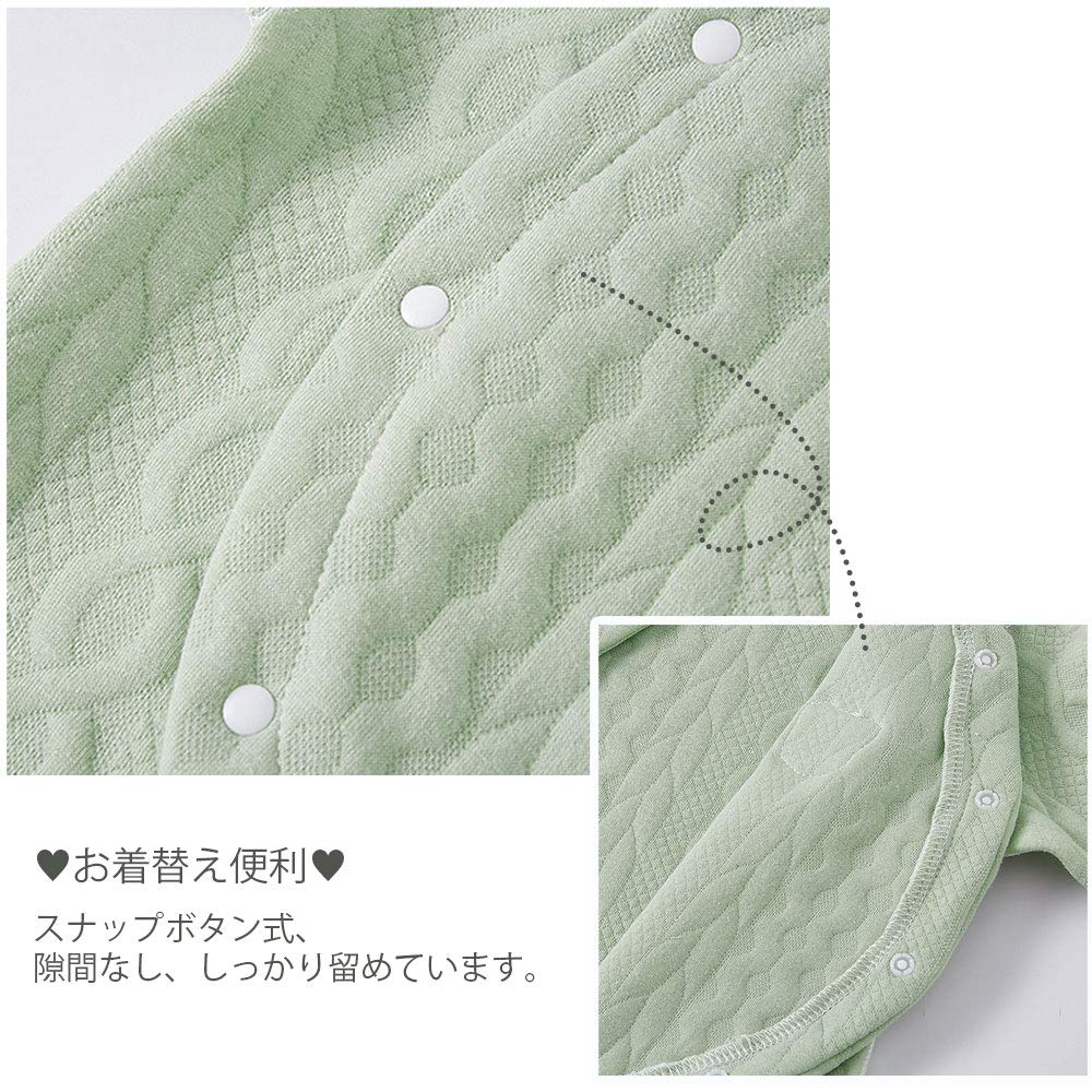 Set of Baby Newborn Cute Newborn Baby Girl Baby Shower Cubs Sizes Set of [miniGray] 2-Piece Long-Sleeved Coveralls, Cotton, Clothes, Front-Opening,