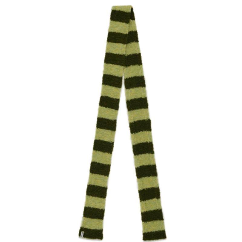 Velsey Stripe Mini Muffler [MOSS]