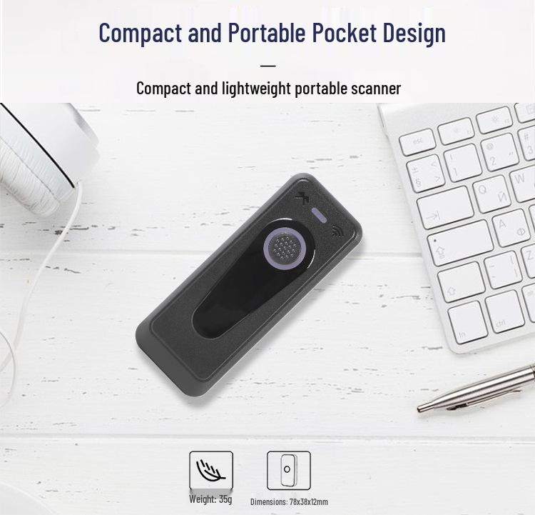 Wireless Bluetooth High-Speed 1D/2D Handheld Scanner