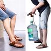 Men Summer New Casual Leather Slippers Clip Toe Beach Shoes Cowhide Sandals Soft Sole Fashion Breathable Waterproof Non-slip
