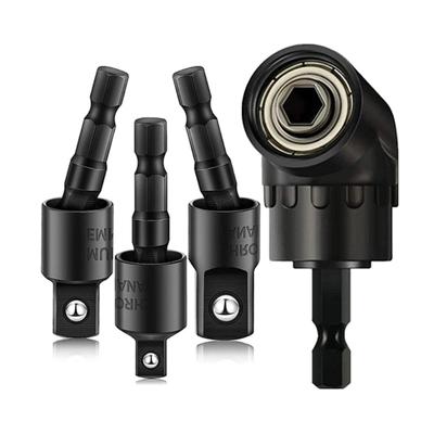 Bohrerhalter 105° rechtwinkliger Bohradapter 1/4" Schraubendreherbit-Halter Bohrerverlängerung für Bohrzubehör