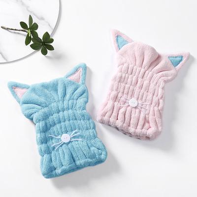 Hair Drying Towels, Cute Bath Towel Wrap, Ultra Soft Absorbent Hair Dry Hat Cap