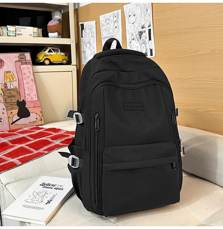 Schoolbag New Leisure Travel Backpack Stylish Simple Backpack College Style Female Junior High School Student College Student School Bag