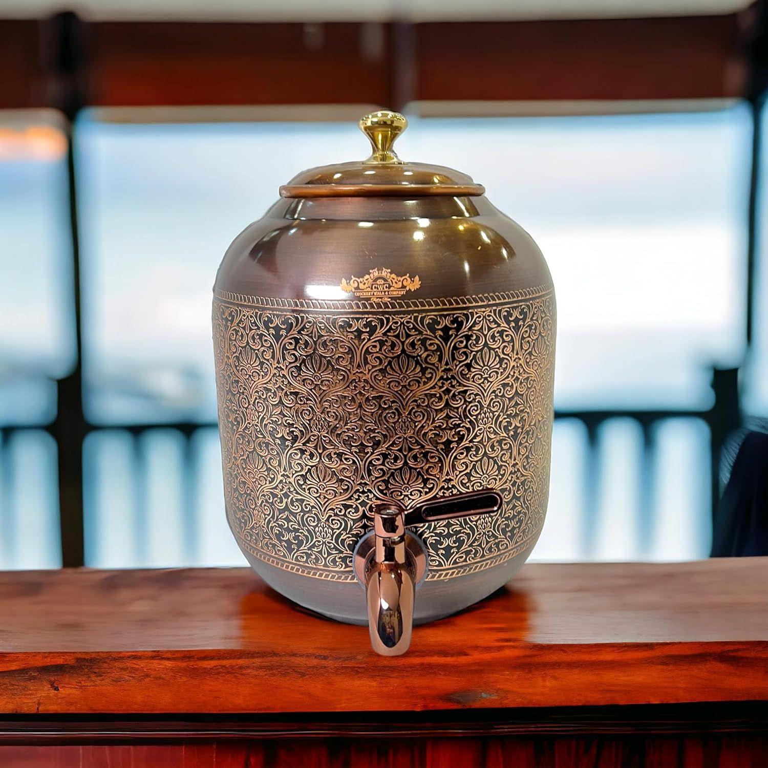 Чистый медный дозатор Antique Itching 18 LITRE