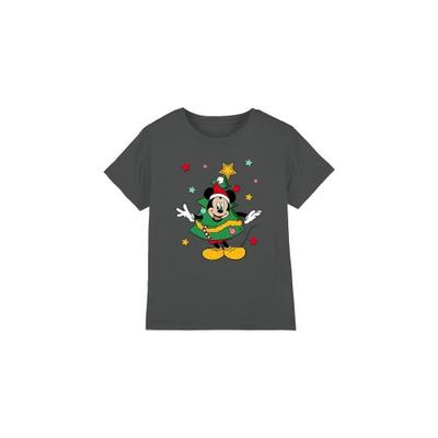 Childrens/Kids Mickey Mouse Christmas Tree T-Shirt