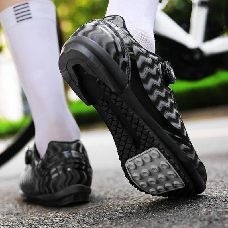 Road bicycle shoes Mtb Men Racing Bike Shoes Self-Locking Speed Bicycle Sneakers Mountain Road Cycling Footwear Women Spd Cleats