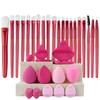 Set Pennelli Trucco Premium Sintetici Kabuki Fondotinta Correttori Cipria Fard Miscelazione Viso Occhi Set Pennelli