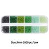 8/10/12/15 Grid Box: Seed Beads, Sequins, Imitation Pearls for DIY Necklaces & Phone Chains