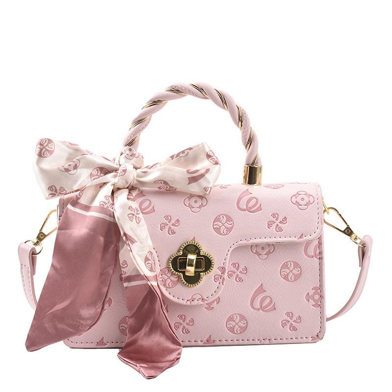 

2024 Новий Тренд Мила Сумка Через Плече Модна Тиснена Рожева Сумка на Одне Плече рожевий