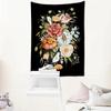 Kwiatowy Obraz Olejny Gobelin Wiszący na Ścianie Ins Minimalistyczna Sztuka Hippie Tapiz Psychodeliczny Czarownictwo Pokój Dziewczyny Wystrój