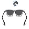 6 IN 1 Magnetic Clip-on Sunglasses for Daily Use Tinted Lens Myopic Eyeglasses Frame Night Vision Driving Eyeglasses