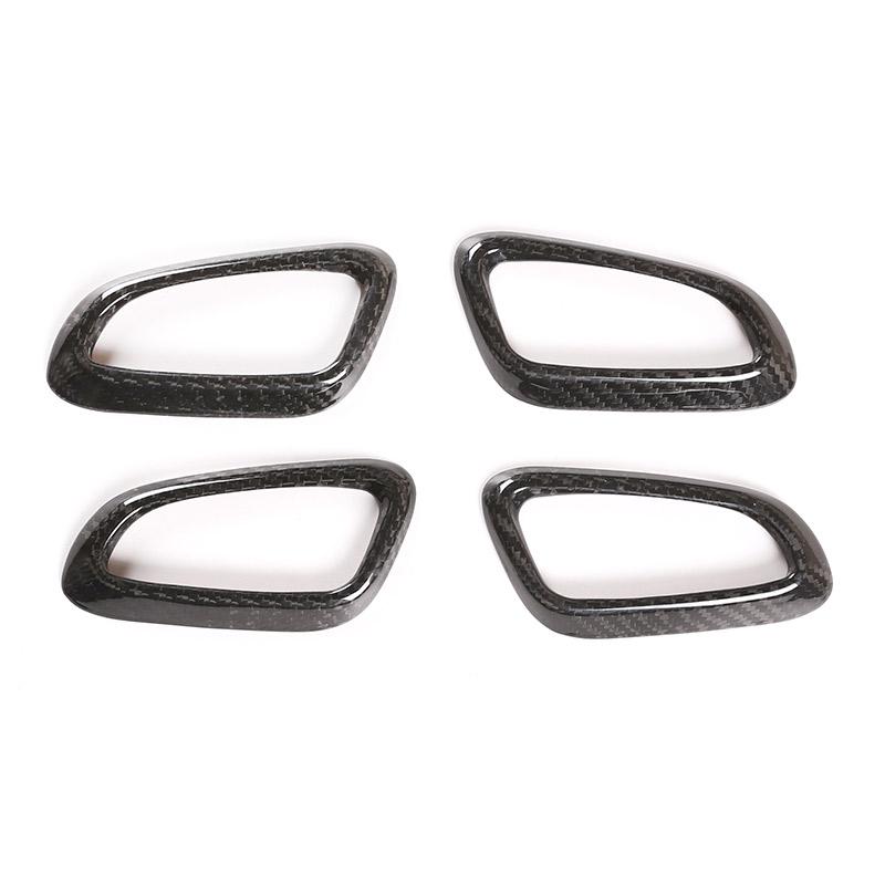 

Real Carbon Fiber For Porsche 718 911 2012-2019 Car Seat Handle Frame Seat Adjuster Button Panel Trim Cover Interior Accessories
