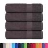VidaXL Serviettes de bain 4 pcs anthracite 100x150 cm 100% coton, serviette, ensemble de serviettes de bain, serviette 136690