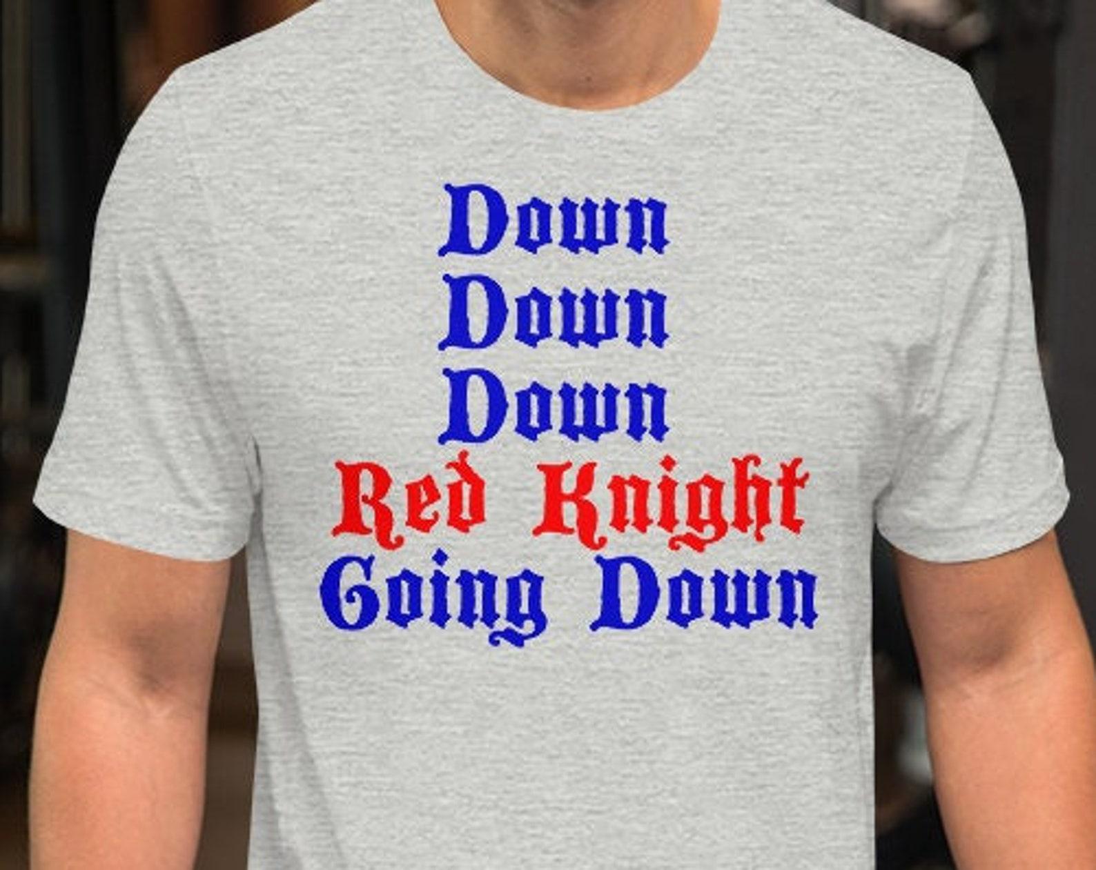 Down Down Down Red Knight Going Down - Unisex T-Shirt L