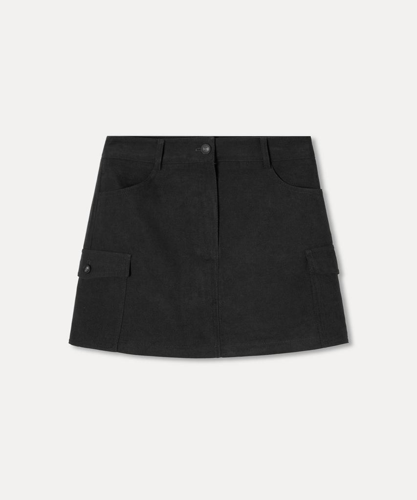 MIXXO Faux Suede Mini Skirt_Miwwhft02C