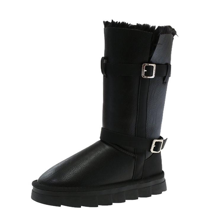 Northeast Boots 2025 Winter New Thick-soled Snow Boots Women's Fur Integrated Warm Short Boots Piled and Thickened