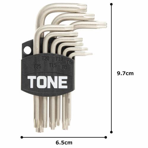 TONE Torx L-shaped Wrench Set TXLN900H, 9 Pieces