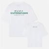 Short-sleeved T-shirt Printed Crew Neck Cotton Women’s Men’s