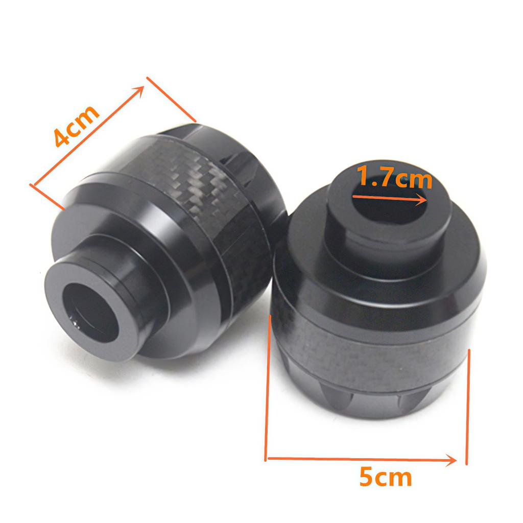 2Pcs Aluminum Auto Wheel Protection Crash Pads Scooter Frame Slider Fairing Guard Tuning Falling Protector Moto Accessories