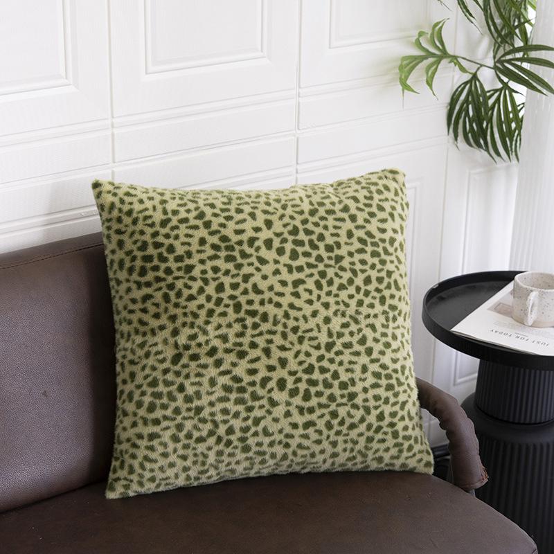 

Leopard Print Soft Plush Pillow Cover Home Decor Pillow Cover Living Room Sofa Cushion Cushion Cover 45 * 45cm (excluding core)