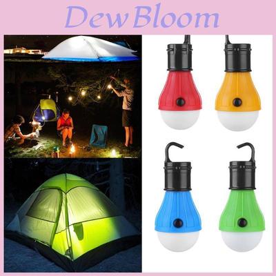 New Waterproof Led Camping Lantern Mini Tent Light With Hook And Battery-powered