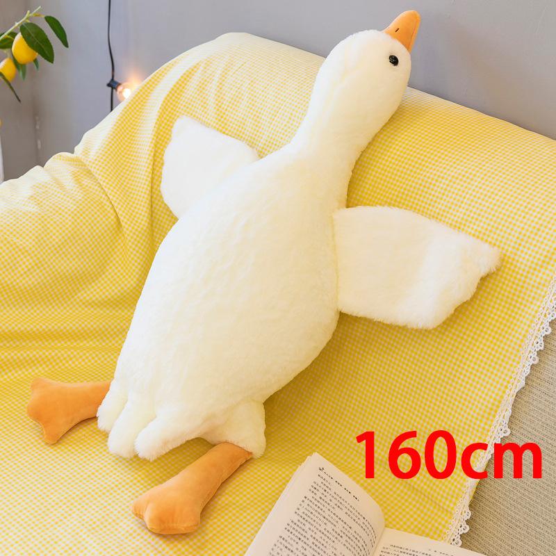 35/50/90/130CM Funny Goose Plush Stuffed Soft Duck Sleeping Pillow Sofa Cushion Kids Girlfriend Birthday Gift Toy