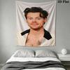 Harry Styles Wall Tapestry Aesthetic Wall Hanging Printed Fabric Blanket Decorative Tapestries for Bedroom Living Room Home Decor