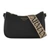Hirschmuster Print Logo PU Umhängetasche Damen Taschen Schwarz EW000539AF12103MC032