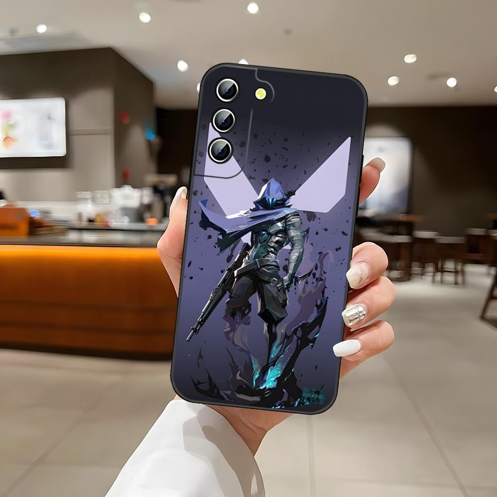 Omen V-ValorantS Game Phone Case For S25 Samsung S24 Ultra S22 S23 S20 Fe S21 Plus A54 A34 A16 A53 Back Cover