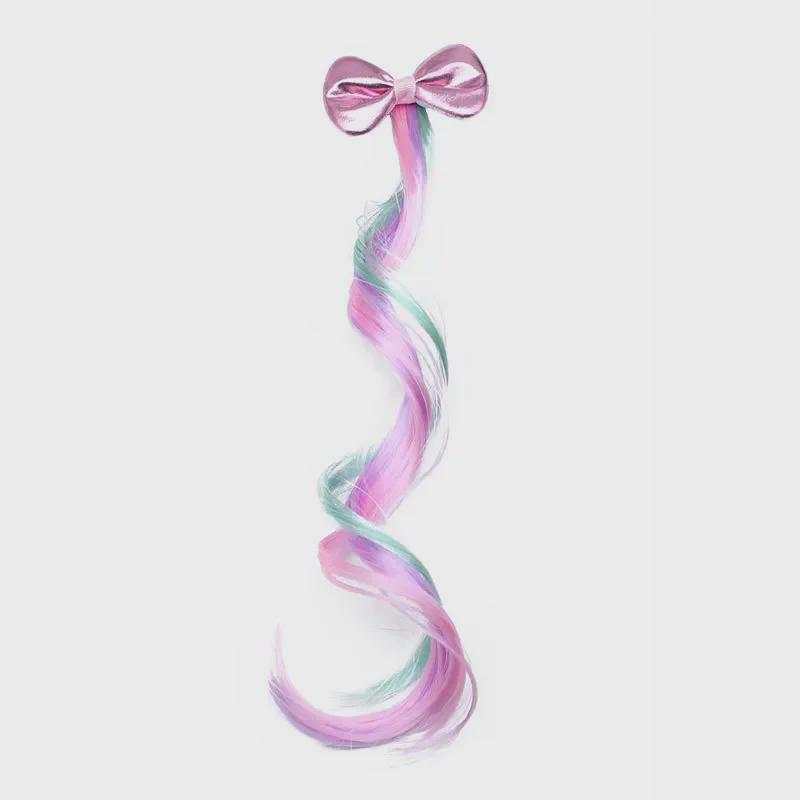 Colorful Bow Baby Headdress: Wig Hair Clip Accessories for Babies and Children