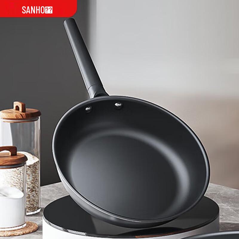 Sanhe Titanium Alloy 0-Coating Non-stick Wok