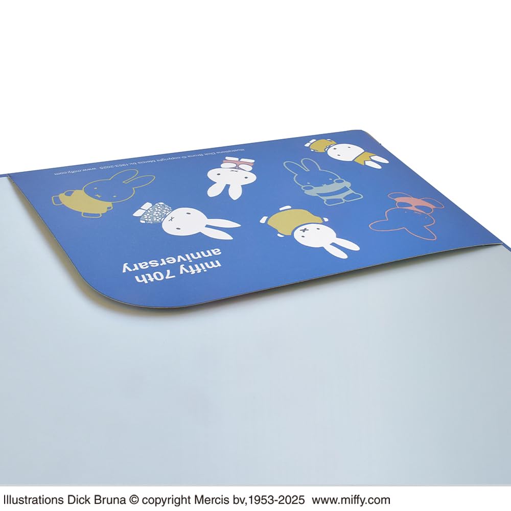 Miffy Clipboard 70th Anniversary Blue [ST-ZMF0059]