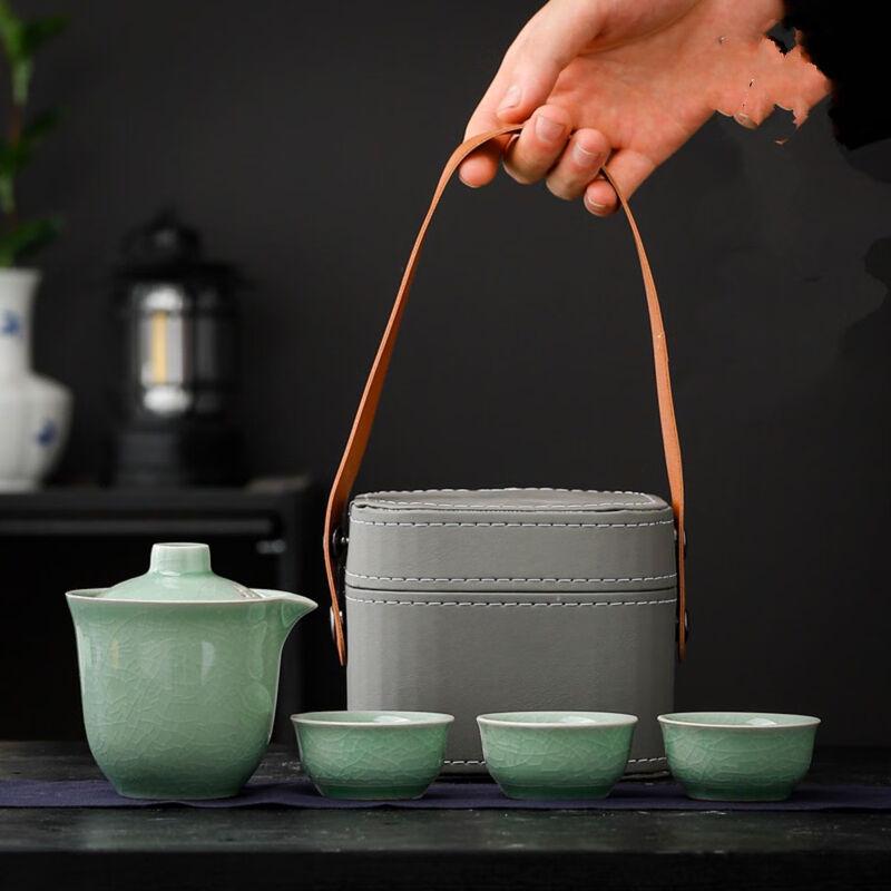 

Портативный дорожный чайный набор для кунг-фу