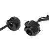 1"25mm Handlebar Control Switch Motorcycle Motorbike Turn Signal Switches Button With Wiring Harness Black/ Chrome For Harley