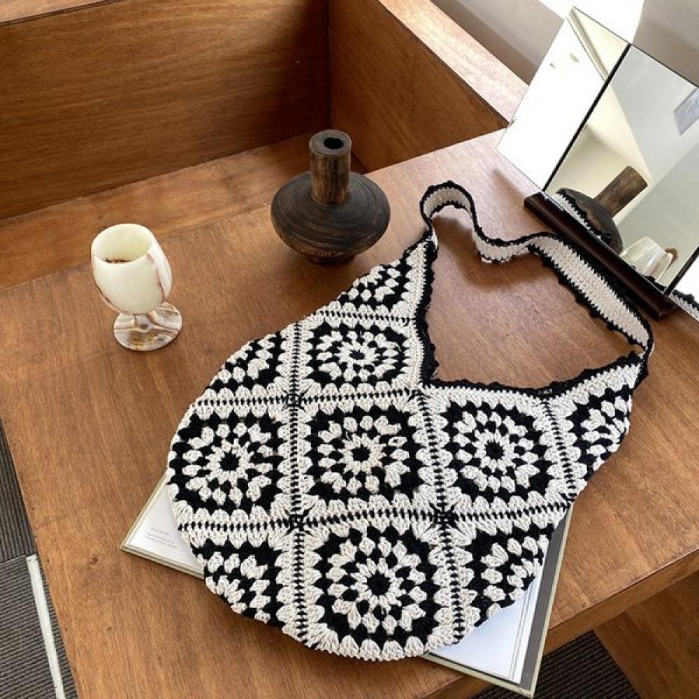 Lala Cotton Summer Crochet Shoulder Bag Lala2b180