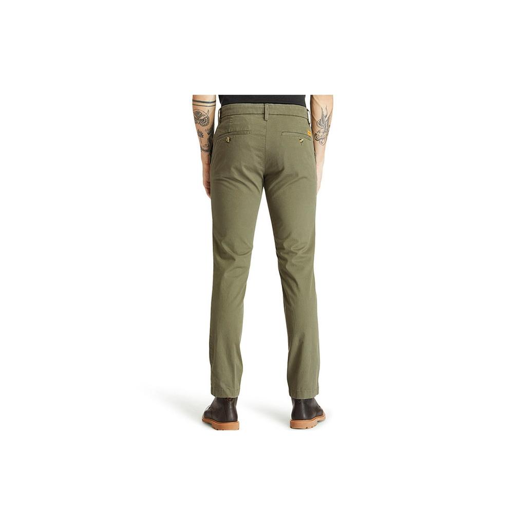 Timberland Casual Comfortable Slim Fit Classic Khaki Pants Men bottoms Green A2BYYA58