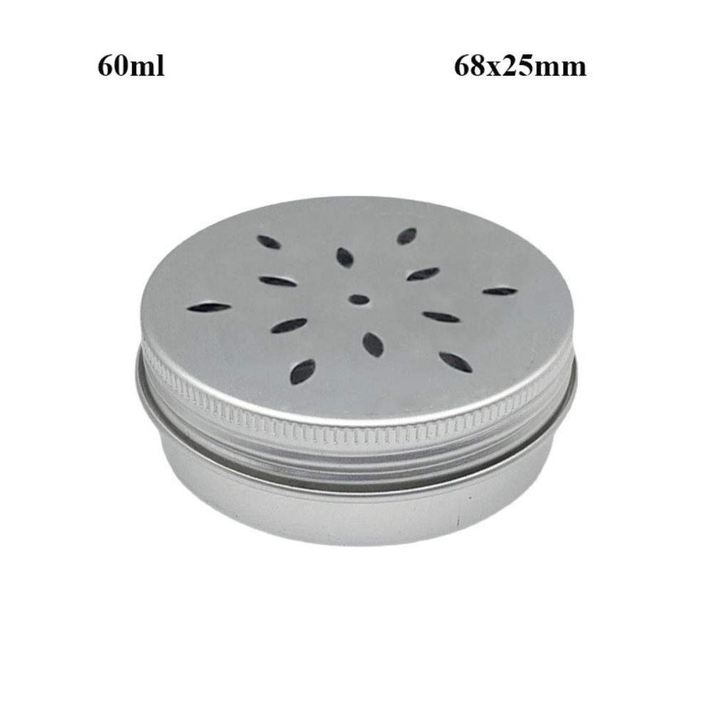 High Quality Hollow Out with Holes Aluminum Tin Container 8 Styles Metal Empty Can Lip Balm Candle Jar