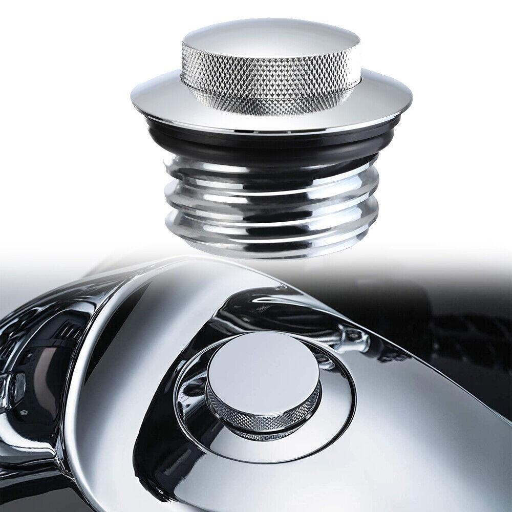 Motorcycle Fuel Tank Pop-Up Gas Cap Cover For Harley Dyna Super Glide CVO Softail Fat Bob FXFB FXFBS FLSTF FLFB Accessories Gas Tank Doors 4