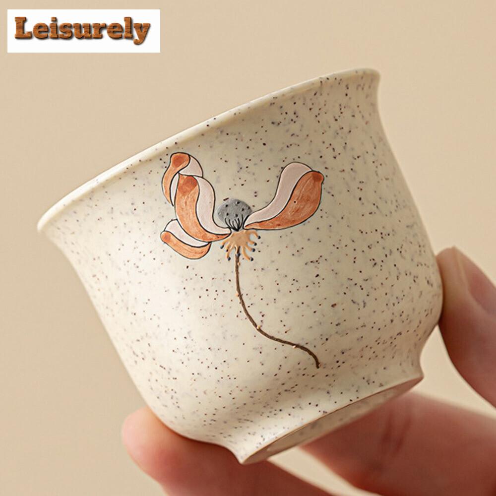 Chiński Yixing ręcznie robiony fioletowy gliniany kubek do herbaty podróżny tykwa filiżanka do medytacji miska do herbaty osobisty mistrz filiżanka do herbaty spersonalizowany zestaw do herbaty prezent