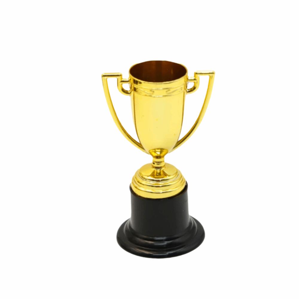 Multi Style Plastic Trophy Small Size Plastic Material Award Trophies Pentagram Star Trophy Model Mini Trophy Sporting Events