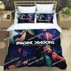 Rock Band Imagine Dragons Bedding Set Print With Pillowcase Bed Duvet Cover Soft Single Double Queen Super King Size Luxury Gift