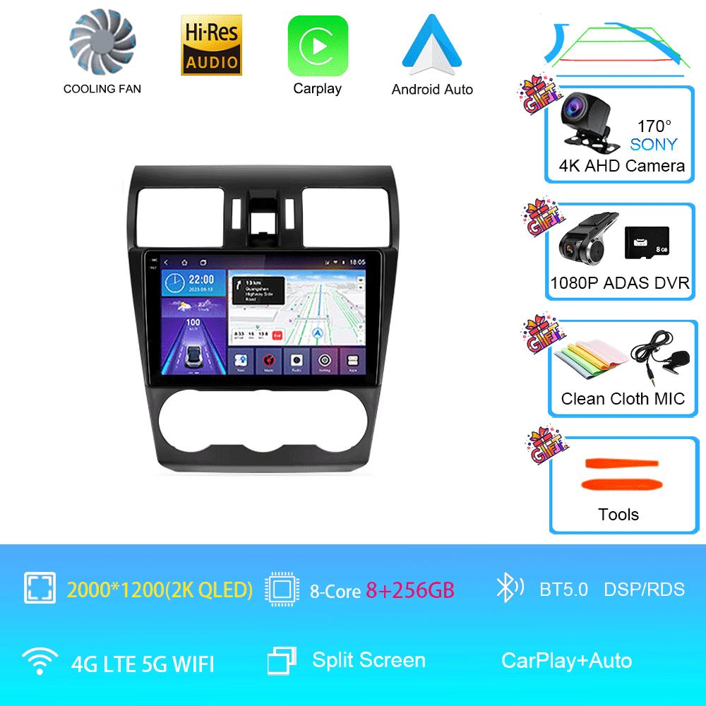 Car Radio Android 14 Stereo For Subaru Forester XV WRX 2012- 2015 For Impreza Multimedia Video Player Navigation GPS Head Unit