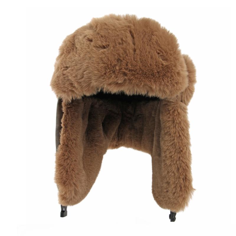 Vintage Batik Herren Bombermütze Samt Dick Damen Winter Ohrenschutzmütze Winddicht Kälteschutz Reitmütze