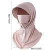 Adjustable Balaclava Hat Dual Use Elastic Cycling Sun Protection Mask Ice Silk Neck Protection Sunscreen Full Face Cover Riding