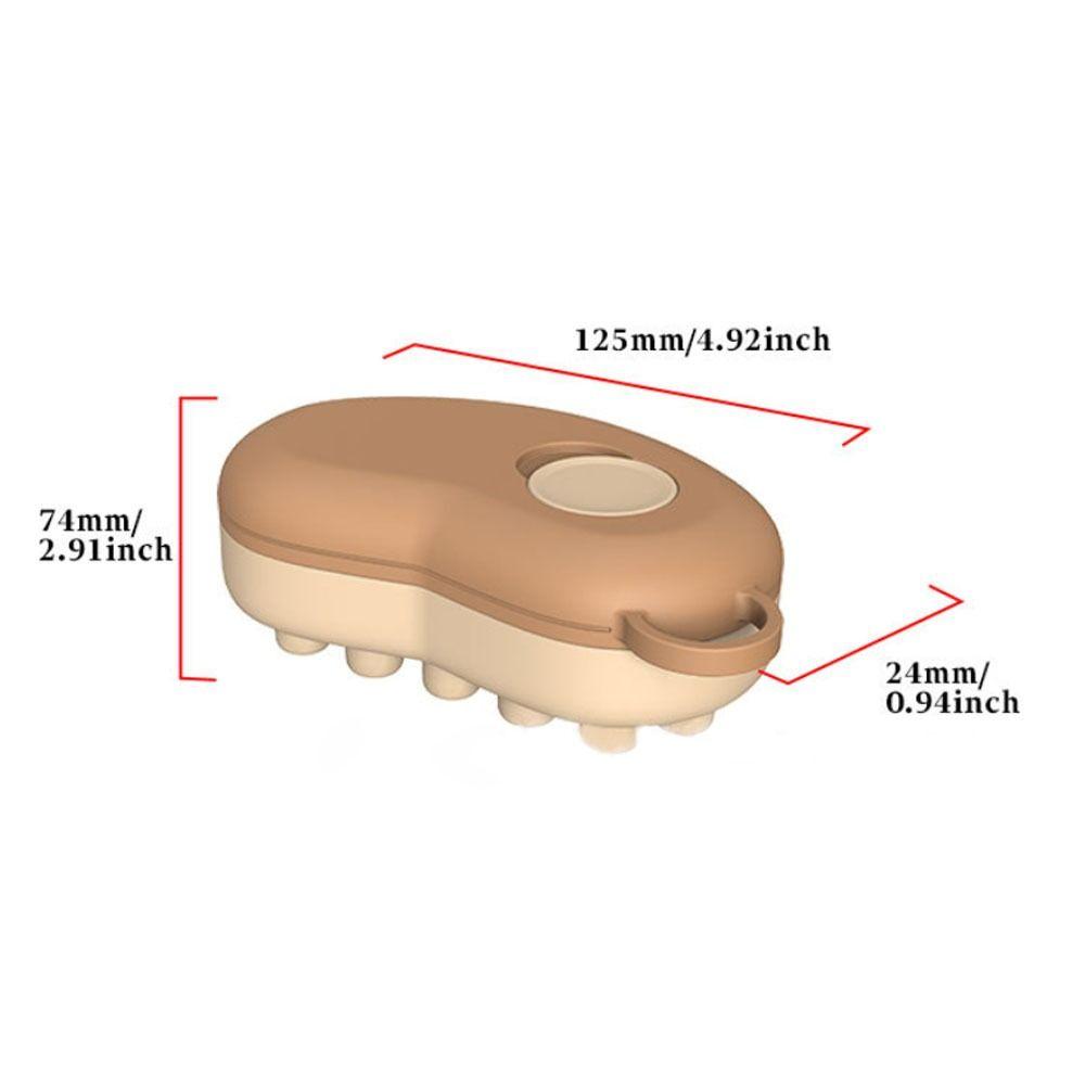 Reusable Ice Head Massage Comb Deep Massage Detachable Silicone Cooling Head Massager Portable Easy to Use