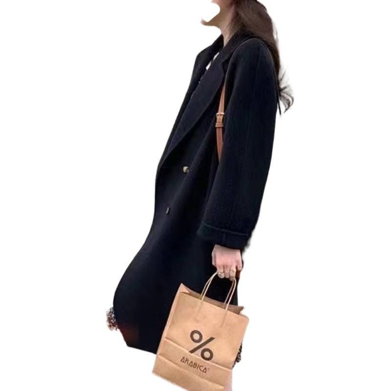 

Xiaoxiangfeng Woolen Coat Ladies s Mid-length Autumn and Winter Thickened New Woolen Coat High Quality Durable Construction Practical Daily Use S